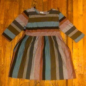 Crazy Stripes Sweater Dress